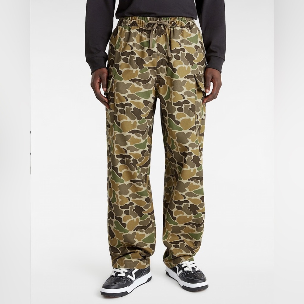 Vans Men's Green Camouflage Cargo Pants